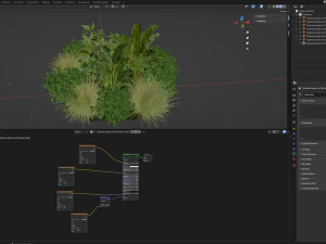 Collection Plant Vol 294 - Blender Model 3D Model