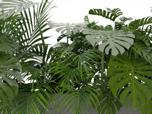 Collection Plant Vol 306 - Blender Model 3D Model