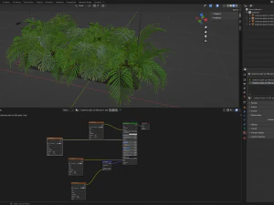 Collection Plant Vol 306 - Blender Model 3D Model