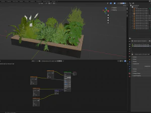 Collection Plant Vol 313 - Blender Model 3D Model