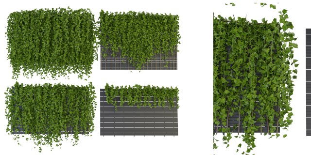 Collection Plant Vol 316 - Blender Model 3D 모델 .c4d .max .obj .3ds .fbx .stl .blend 