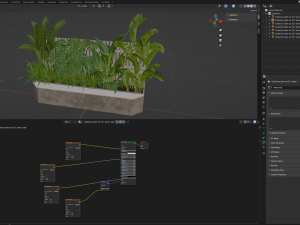 Collection Plant Vol 317 - Blender Model Model 3D