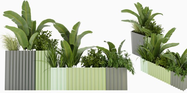 Collection Plant Vol 318 - Blender Model 3D Model .c4d .max .obj .3ds .fbx .stl .blend 