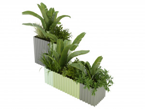 Collection Plant Vol 318 - Blender Model 3D Model