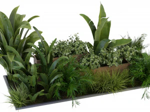 Collection Plant Vol 319 - Blender Model 3D Model
