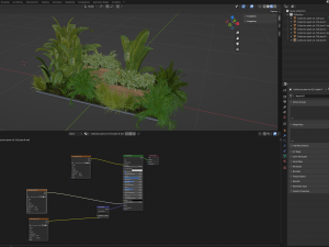 Collection Plant Vol 319 - Blender Model 3Dモデル