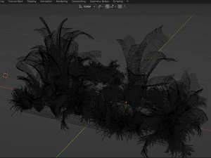 Collection Plant Vol 319 - Blender Model 3D Model