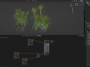 Collection Plant Vol 321 - Blender Model 3D Model