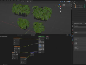 Collection Plant Vol 323 - Blender Model 3D Model