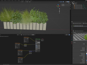 Collection Plant Vol 324 - Blender Model Model 3D
