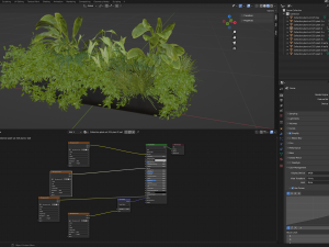 Collection Plant Vol 325 - Blender Model 3Dモデル