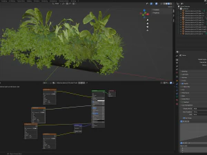 Collection Plant Vol 325 - Blender Model 3D Model