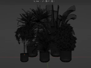 Collection Plant Vol 330 - Blender Model 3D Model