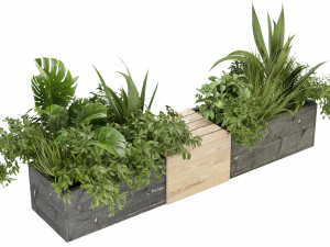 Collection Plant Vol 332 - Blender Model 3D मॉडल