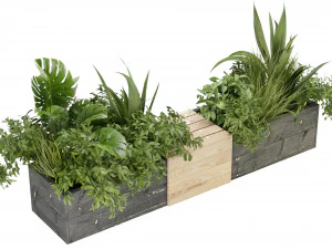 Collection Plant Vol 332 - Blender Model 3D Model