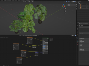 Collection Plant Vol 334 - Blender Model 3D Model