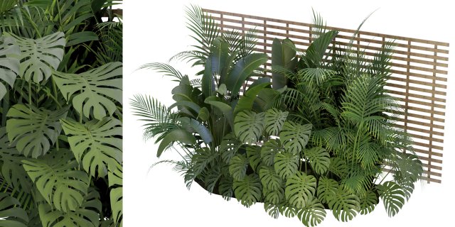 Collection Plant Vol 335 - Blender Model 3Dモデル .c4d .max .obj .3ds .fbx .stl .blend 