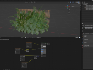 Collection Plant Vol 335 - Blender Model 3Dモデル