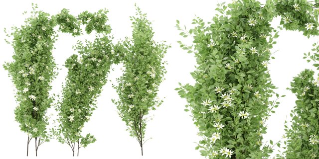 Collection Plant Vol 337 - Blender Model Modelo 3D .c4d .max .obj .3ds .fbx .stl .blend 