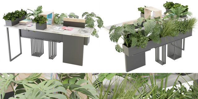 Collection Plant Vol 344 - Blender Model 3D Model .c4d .max .obj .3ds .fbx .stl .blend 