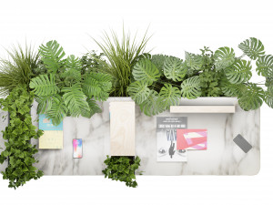 Collection Plant Vol 344 - Blender Model 3D Model