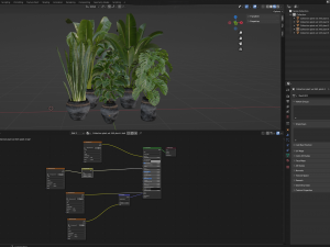 Collection Plant Vol 345 - Blender Model Model 3D