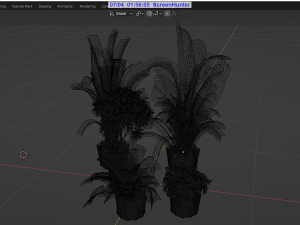 Collection Plant Vol 346 - Blender Model 3Dモデル