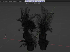 Collection Plant Vol 346 - Blender Model 3D Model