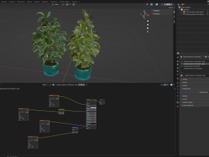 Collection Plant Vol 349 - Blender Model 3D Model
