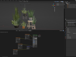 Collection Plant Vol 352- Blender Model Model 3D