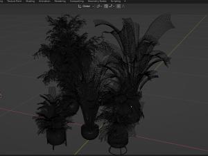 Collection Plant Vol 353- Blender Model Modelo 3D
