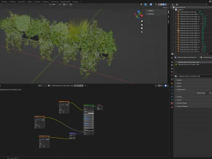 Collection Plant Vol 354 - Blender Model 3D Model