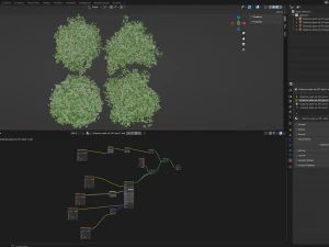 Collection Plant Vol 357- Blender Model 3D Model