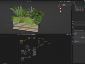 Collection Plant Vol 361 - Blender Model 3Dモデル