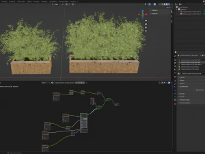 Collection Plant Vol 362 - Blender Model 3D Model