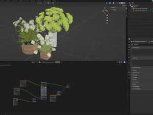 Collection Plant Vol 365 - Blender Model 3D Model