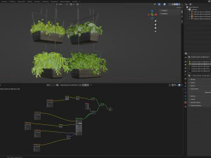 Collection Plant Vol 368 - Blender Model 3D Model