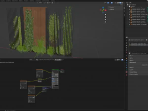 Collection Plant Vol 371 - Blender Model 3D Model