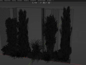 Collection Plant Vol 371 - Blender Model 3D Model