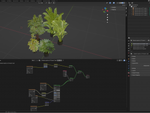 Collection Plant Vol 373 - Blender Model Modelo 3D