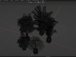 Collection Plant Vol 373 - Mod&egrave;le Blender Modèle 3D