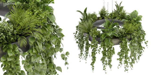 Collection Plant Vol 380 - Blender Model 3D Model .c4d .max .obj .3ds .fbx .stl .blend