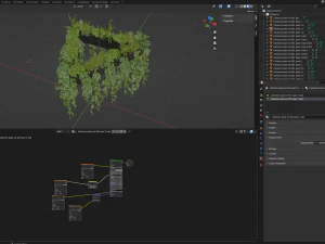 Collection Plant Vol 381 - Blender Model 3D Model