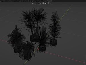 Collection Plant Vol 389 - Blender Model Model 3D