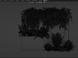 Collection Plant Vol 390 - Blender Model Model 3D