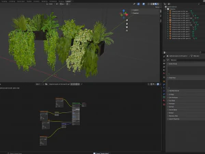 Collection Plant Vol 391 - Blender Model 3D Model