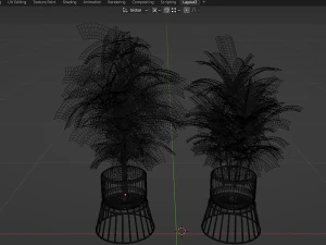 Collection Plant Vol 393 - Blender Model 3D Model
