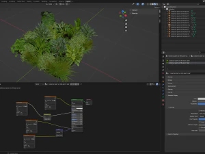 Collection Plant Vol 394 - Blender Model 3D Model