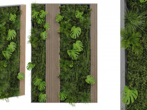 कलेक्शन प्लांट वॉल्यूम 400 - ब्लेंडर मॉडल 3D मॉडल