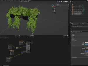 Collection Plant Vol 401 - Blender Model 3D Model